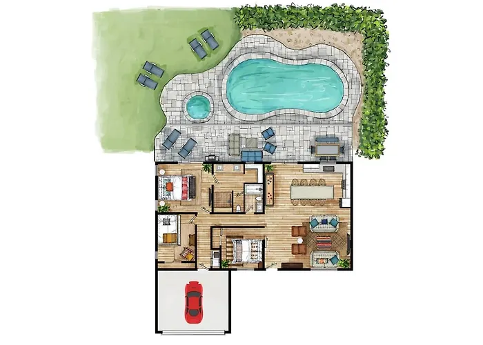 Hilde Homes Relaxing Heated Pool & Hot Tub Holiday home